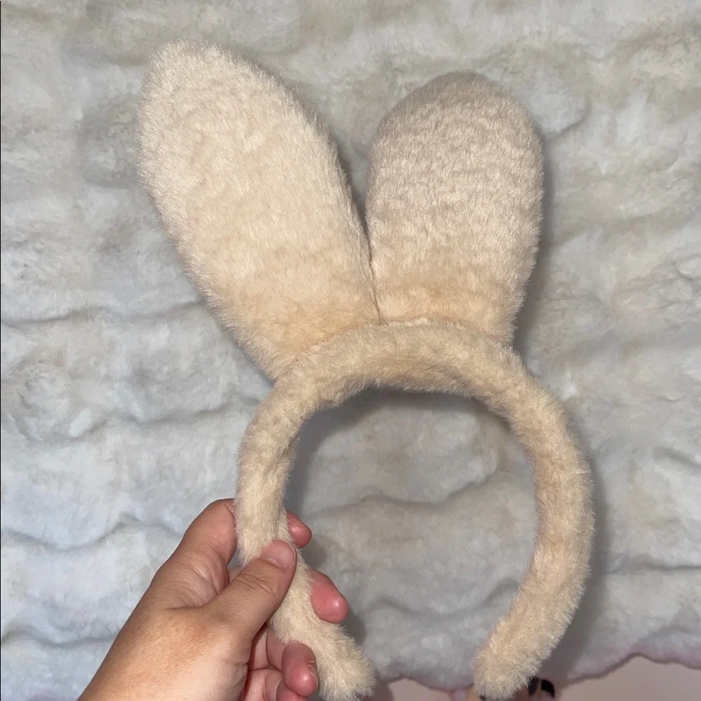 Cute Beige Bunny Ear Headband NWOT